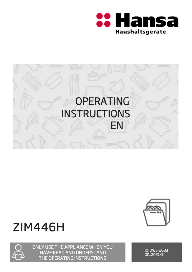 Page 1 de la notice Manuel utilisateur Hansa ZIM446H