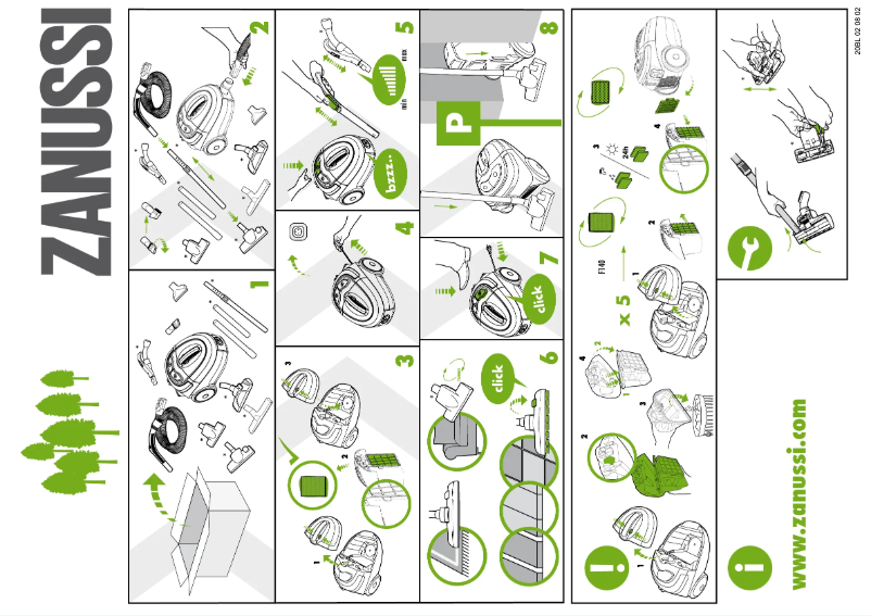 Página 1 del manual Manual de usuario Zanussi ZAN2010EL