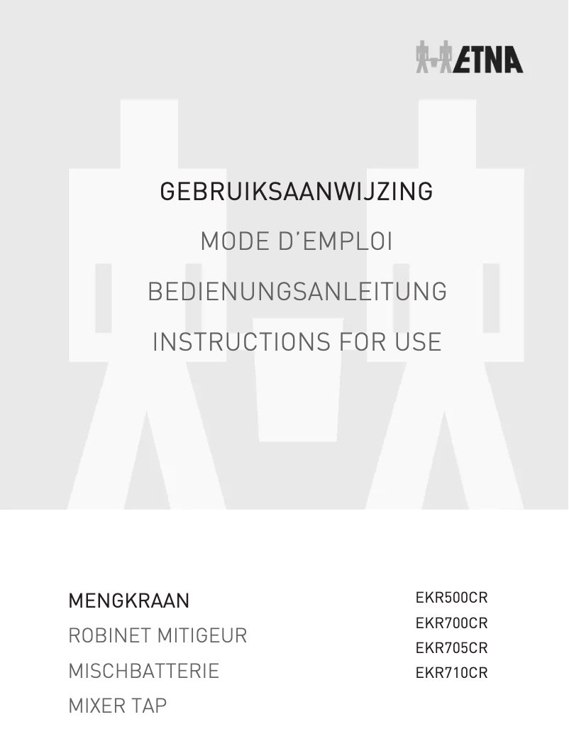 Page 1 de la notice Manuel utilisateur Etna EKR700CR