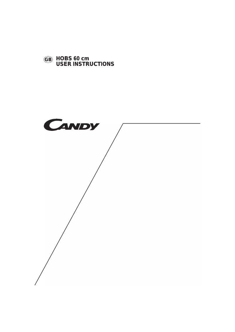 Page 1 of the manual User Manual Candy PC EH 665 N