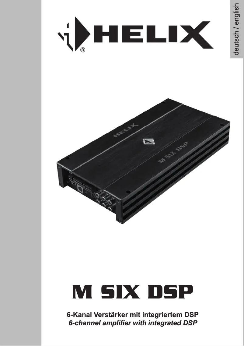Página 1 del manual Manual de usuario Helix M SIX DSP
