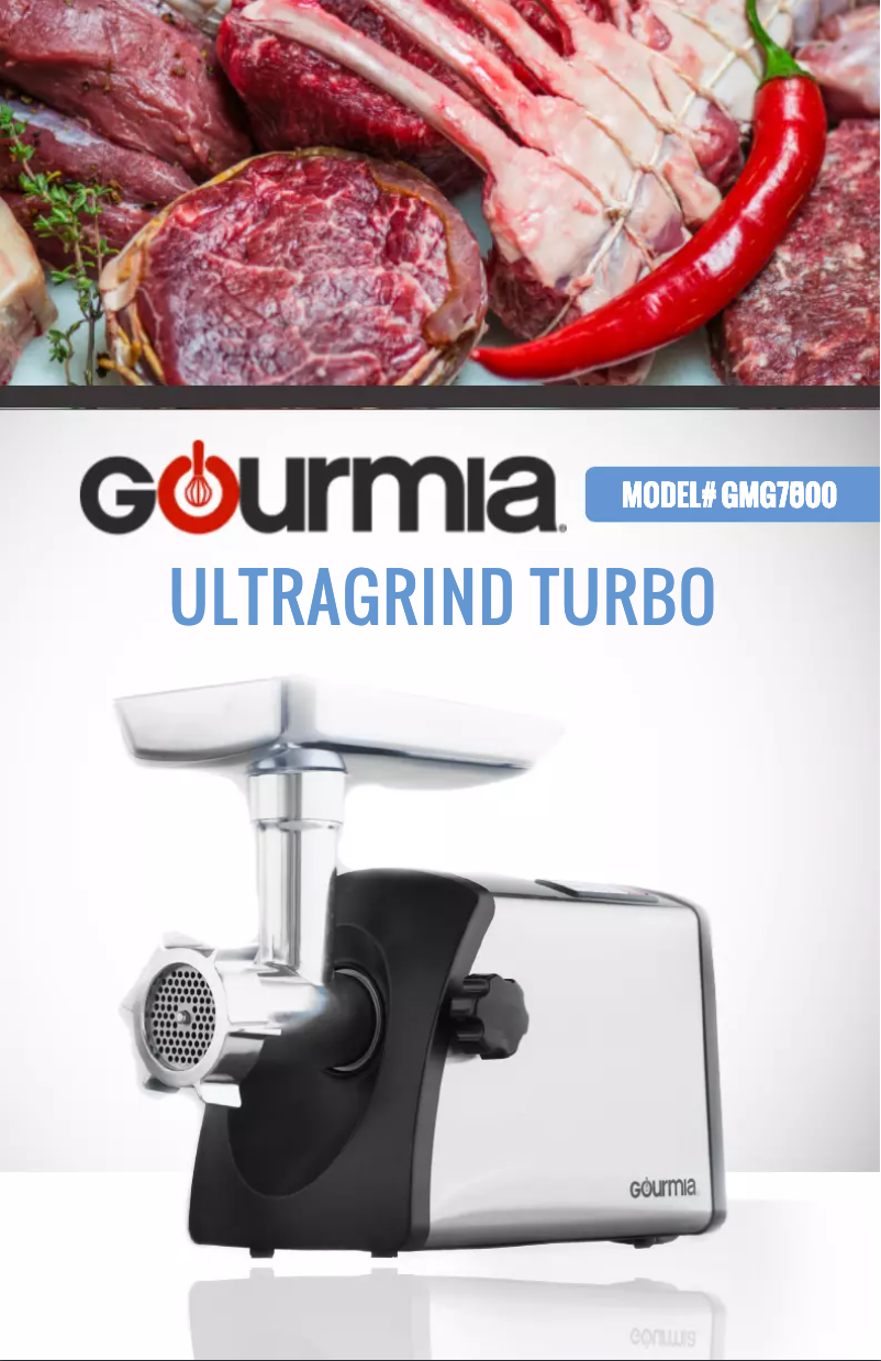 Page 1 de la notice Manuel utilisateur Gourmia GMG7500