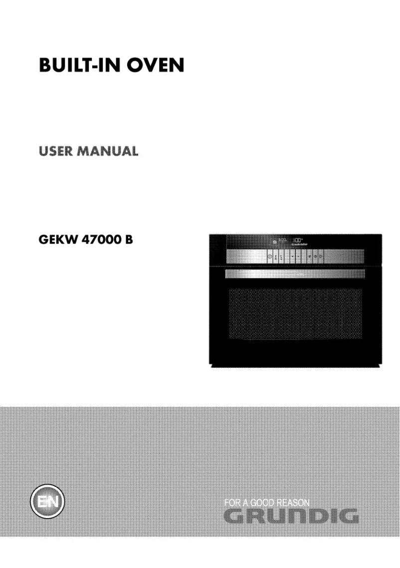 Page 1 de la notice Manuel utilisateur Grundig GEKW47000