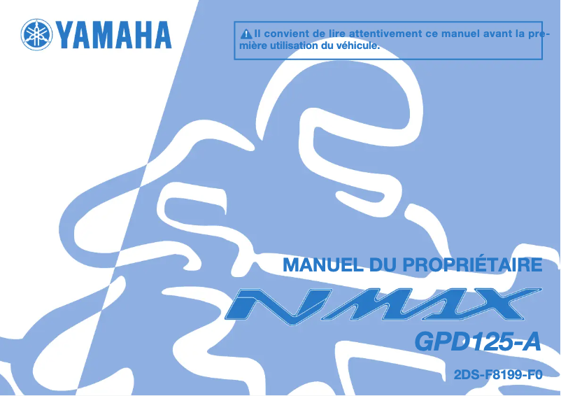 Page 1 de la notice Manuel utilisateur Yamaha NMAX 125 (2015)