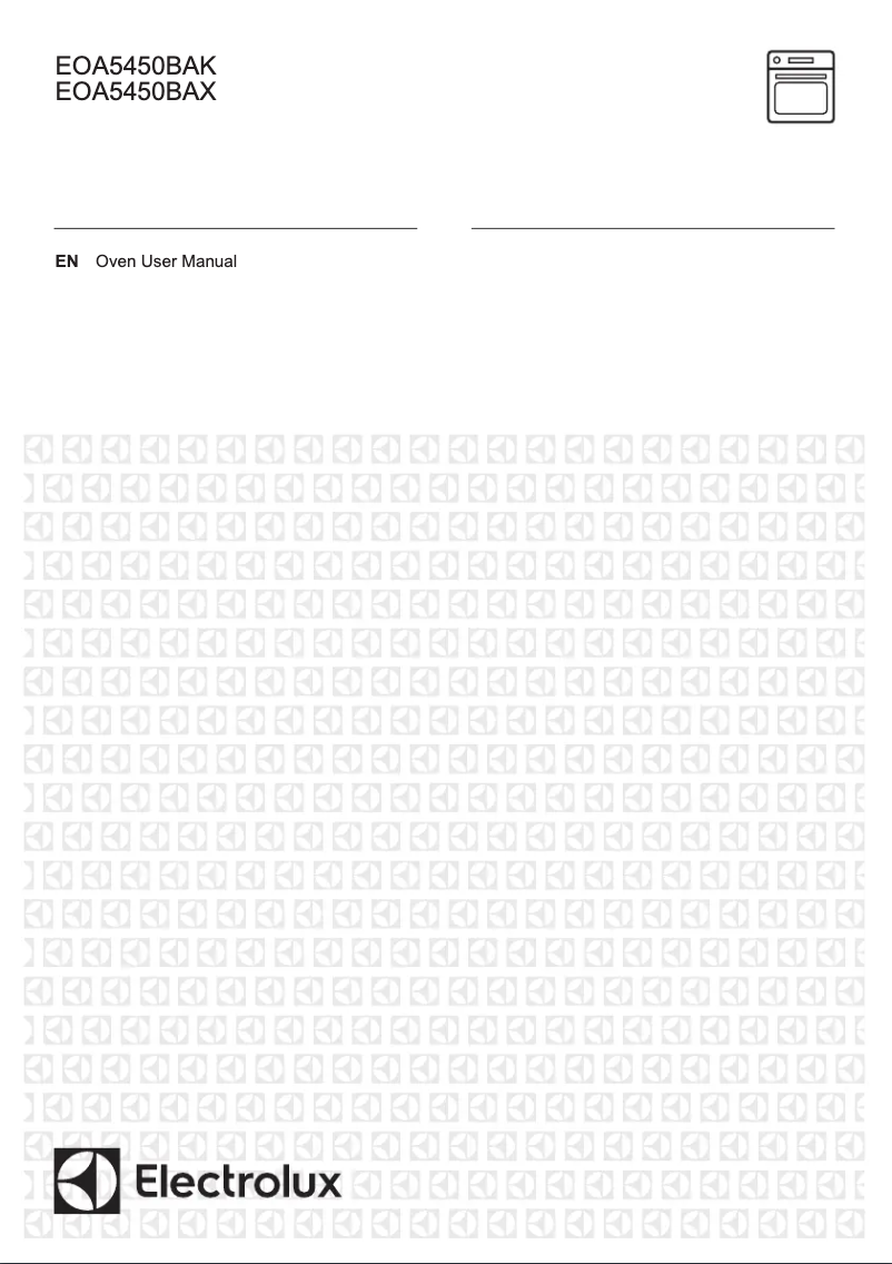 Page 1 de la notice Manuel utilisateur Electrolux EOA5450BAX