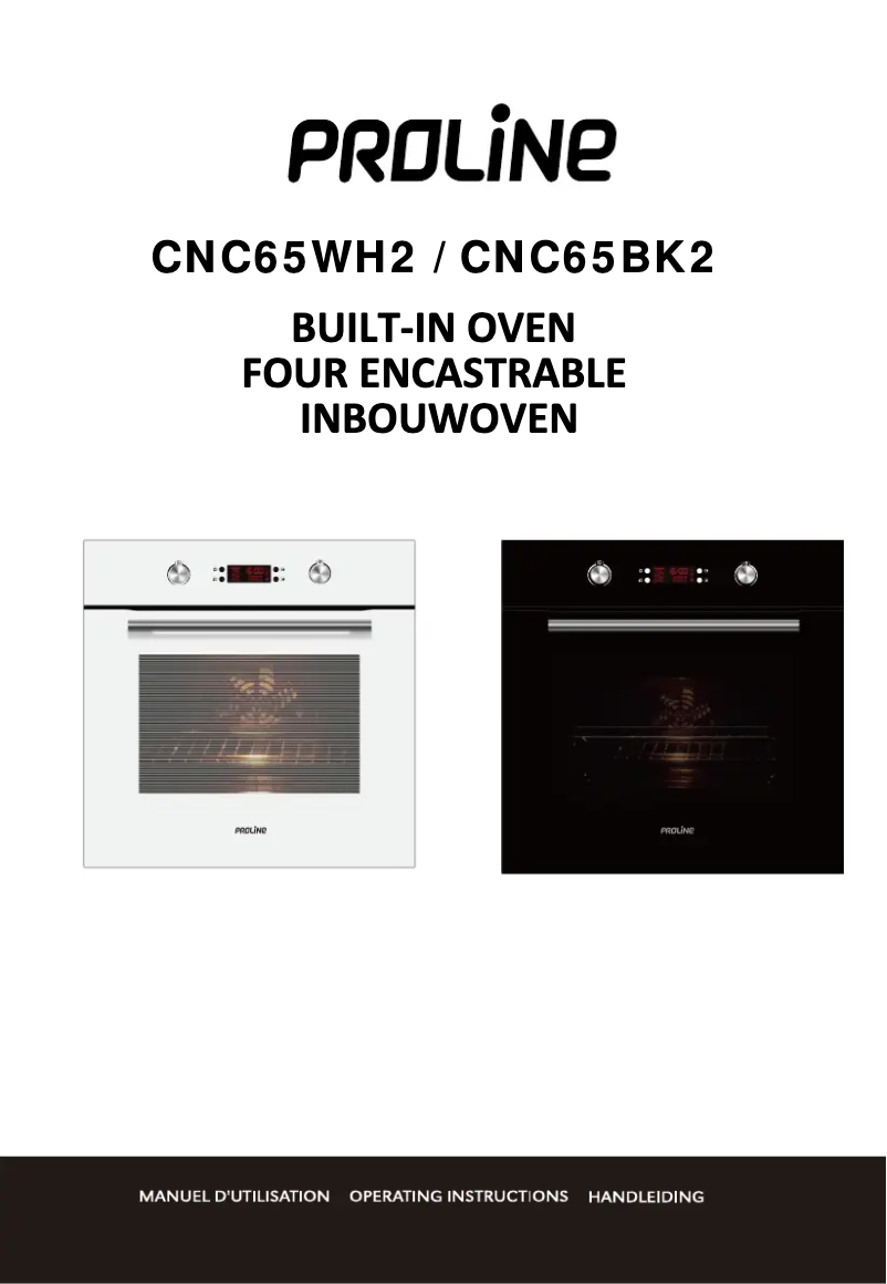 Page 1 de la notice Manuel utilisateur Proline CNC 65 WH2