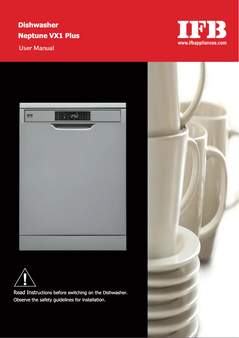 Page 1 de la notice Manuel utilisateur IFB Neptune VX1 Plus