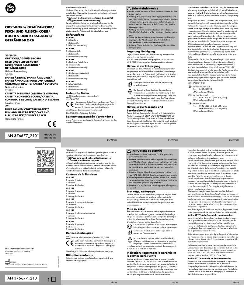 Página 1 del manual Manual de usuario Playtive IAN 376677