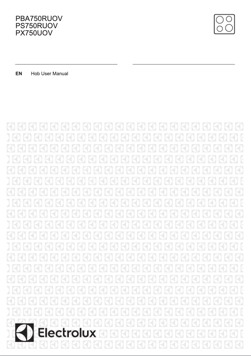 Page 1 de la notice Manuel utilisateur Electrolux PS750RUOV