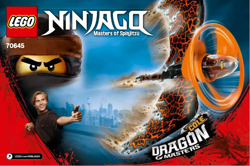Página 1 del manual Manual de usuario Lego Ninjago 70645