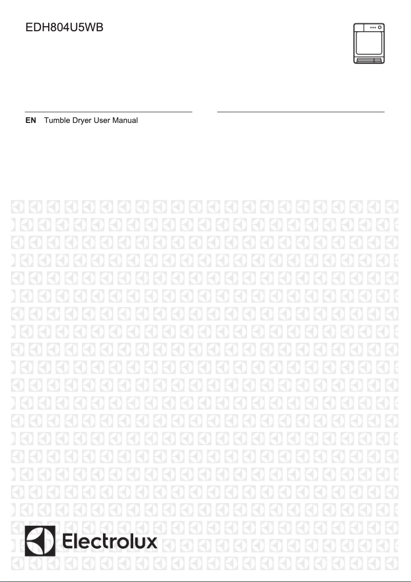 Página 1 del manual Manual de usuario Electrolux EDH804U5WB