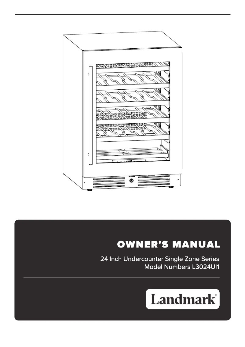 Page 1 de la notice Manuel utilisateur Landmark L3024UI1MPR-LH