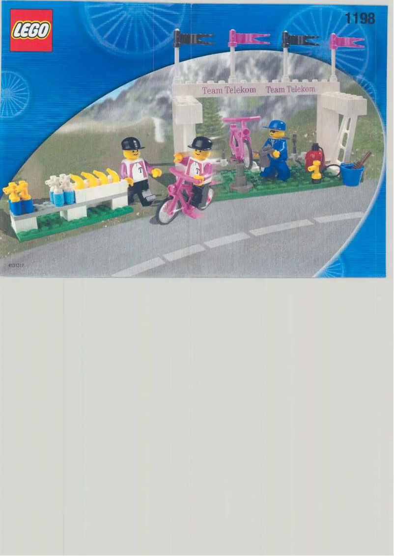 Page 1 de la notice Manuel utilisateur Lego DT BIKE PIT STOP