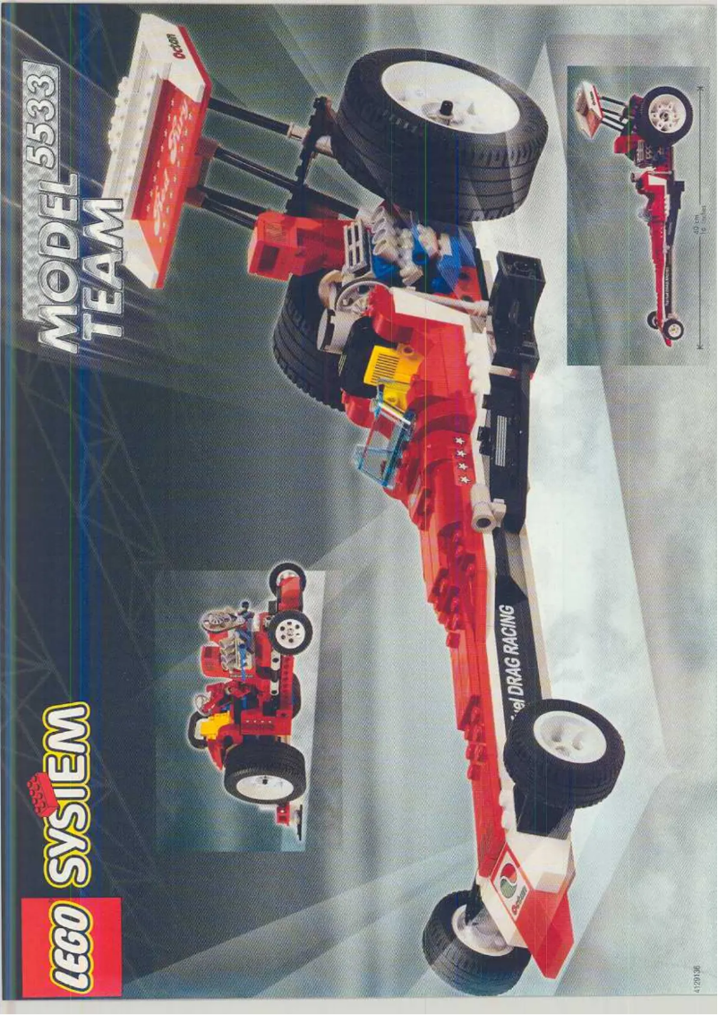 Página 1 del manual Manual de usuario Lego Team Dragster
