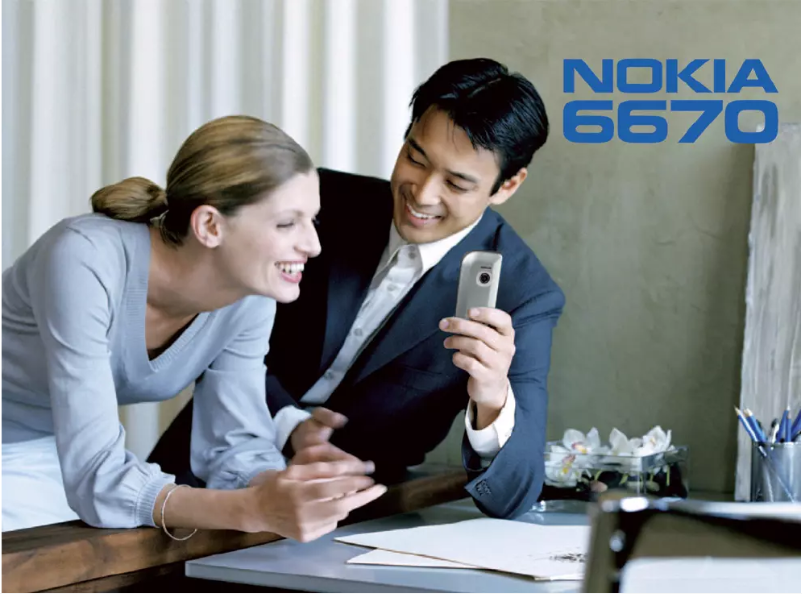 Page 1 de la notice Manuel utilisateur Nokia 6670