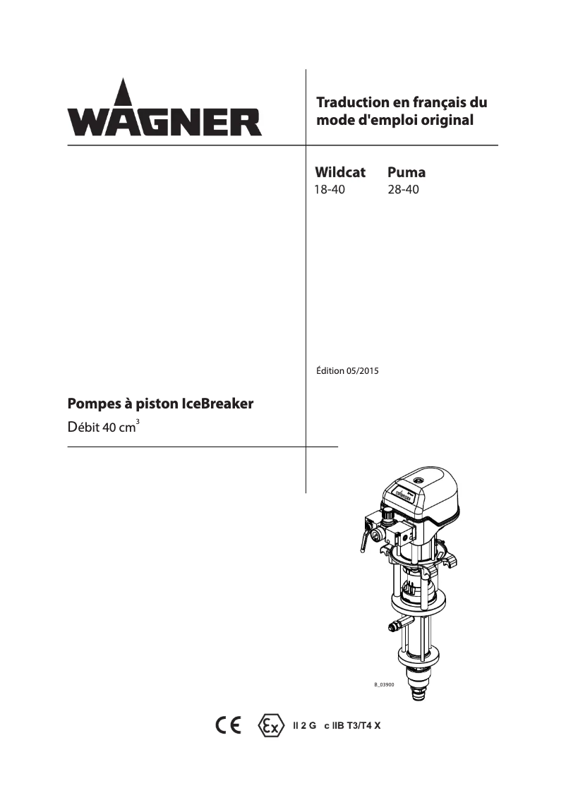Page 1 of the manual User Manual Wagner Puma 28-40