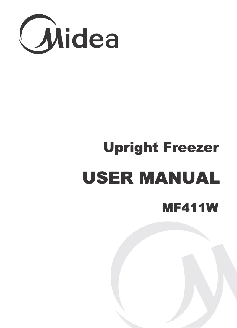 Page 1 de la notice Manuel utilisateur Midea MF411W