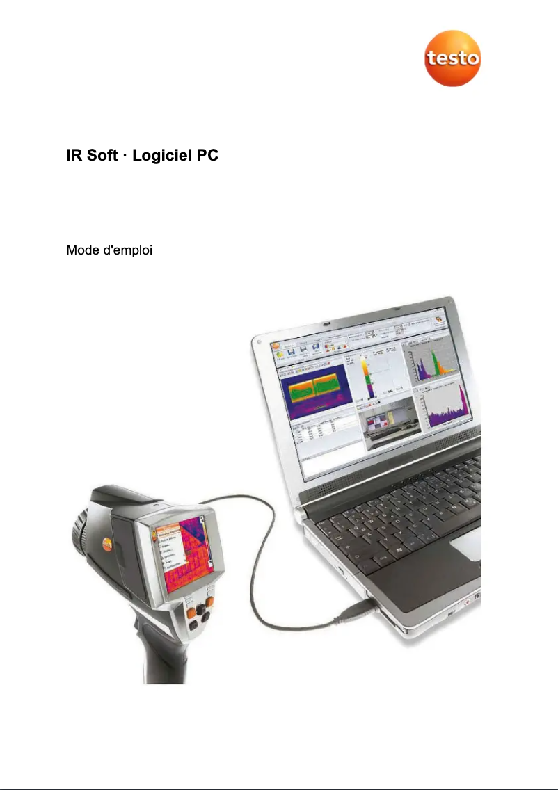 Page 1 de la notice Manuel utilisateur Testo 871s