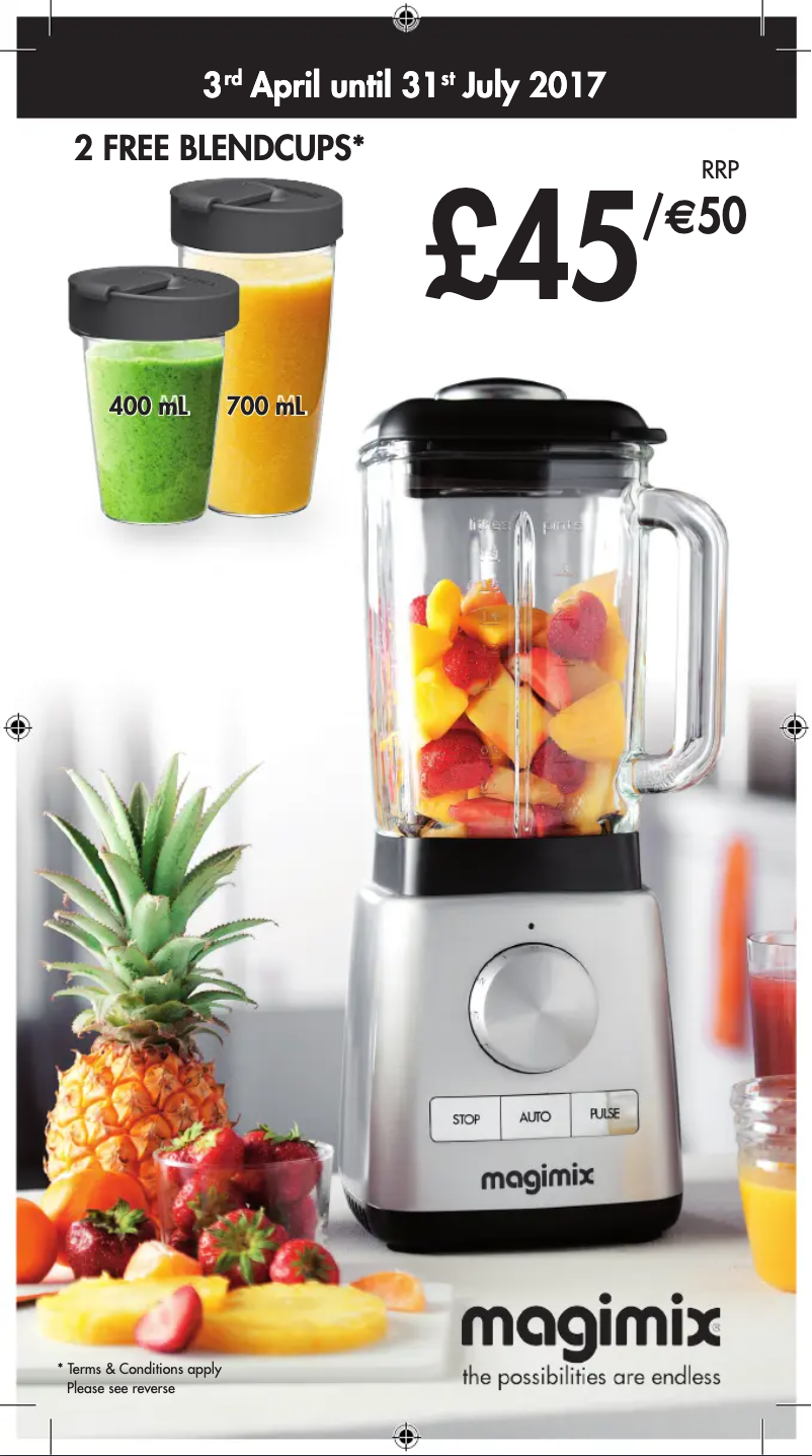 Page 1 de la notice Manuel utilisateur Magimix Le Blender 11619