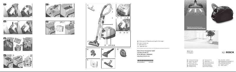 Page 1 of the manual User Manual Bosch BGLS4ALL