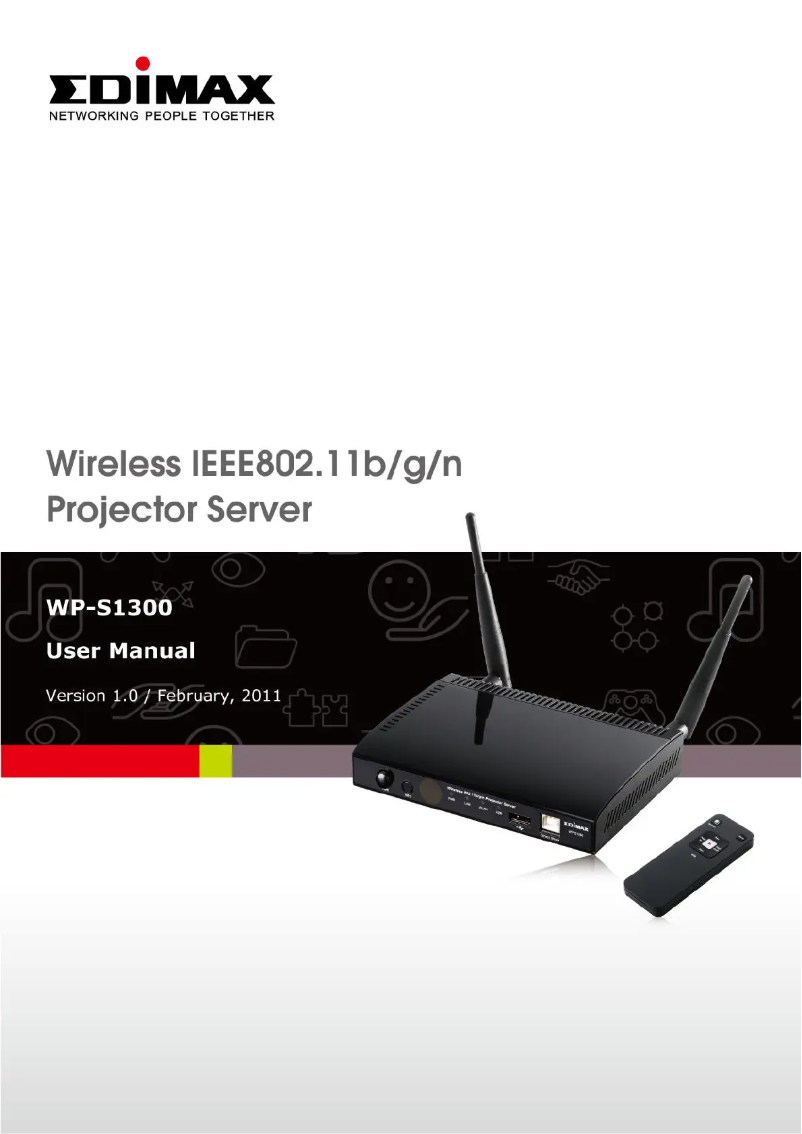 Page 1 de la notice Manuel utilisateur Edimax WP-S1300