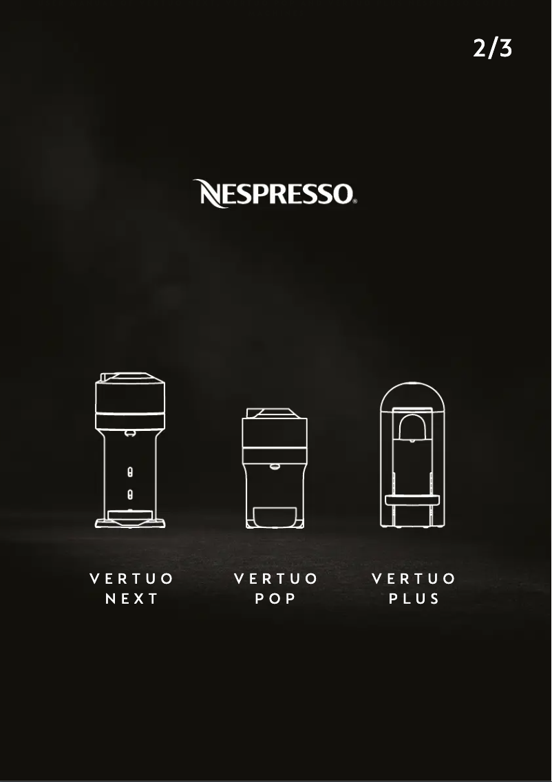 Página 1 del manual Manual de usuario Krups Nespresso Vertuo Pop XN9201