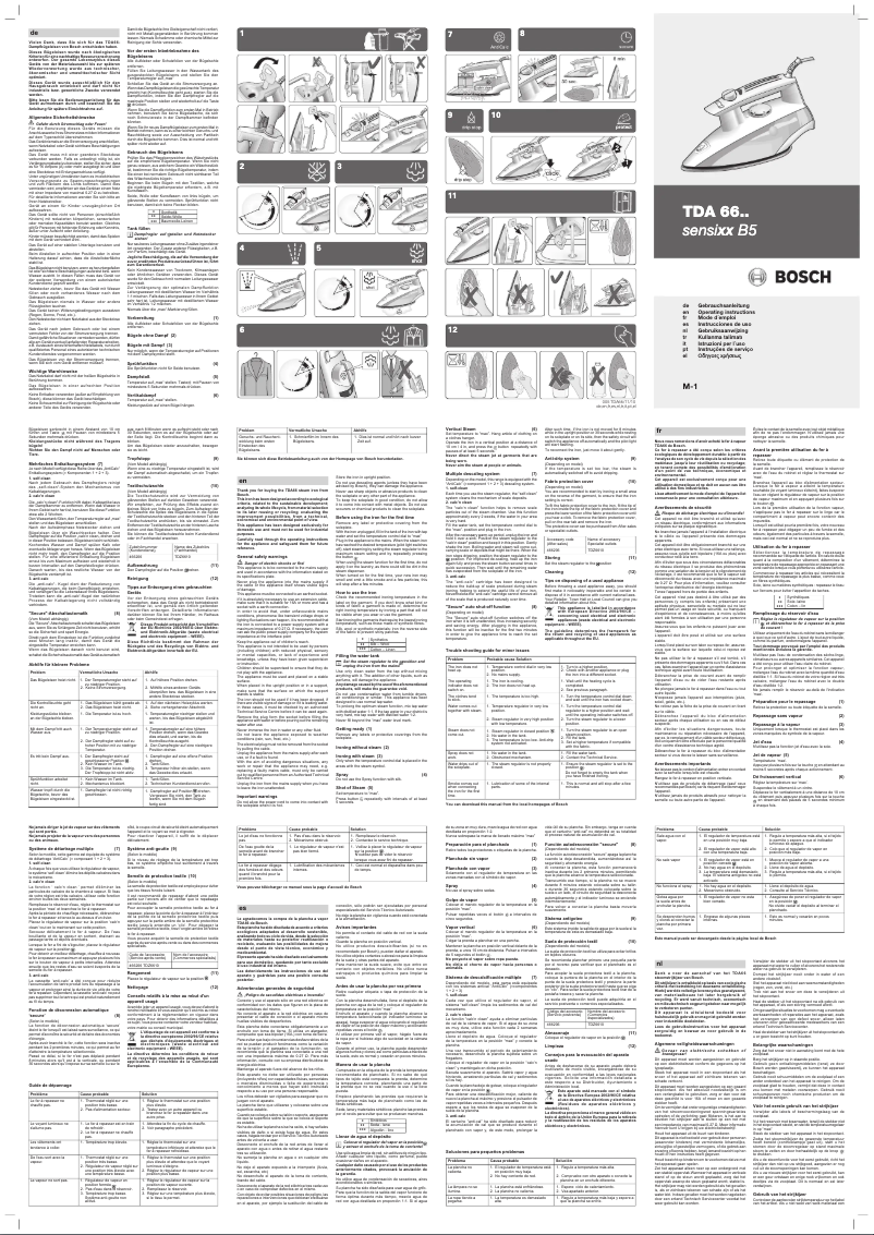 Page 1 de la notice Manuel utilisateur Bosch Sensixx B5 TDA6621