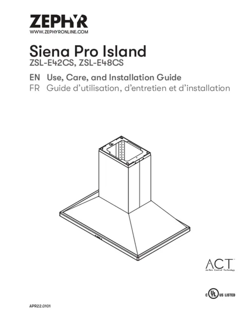 Página 1 del manual Manual de usuario Zephyr Siena Pro ZSL-E48CS