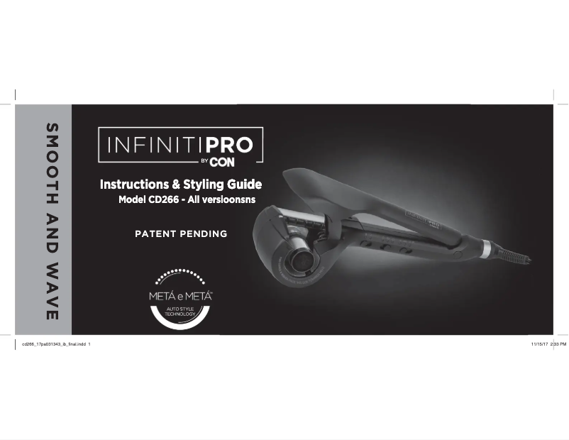 Página 1 del manual Manual de usuario Conair CD266