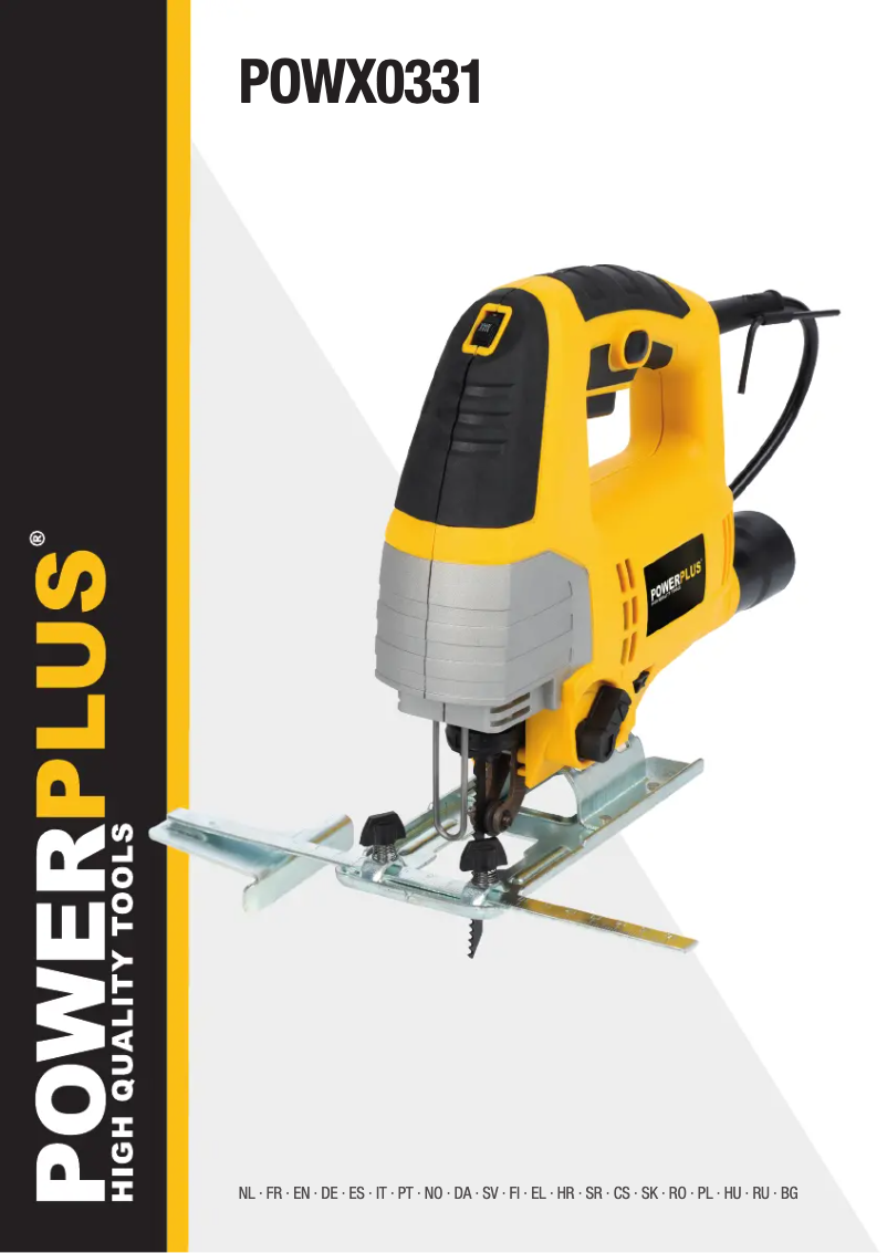 Page 1 de la notice Manuel utilisateur PowerPlus POWX0331