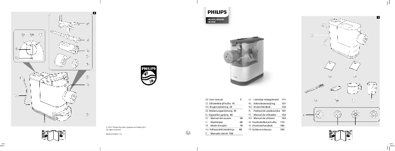 Página 1 del manual Manual de usuario Philips Viva Collection HR2345