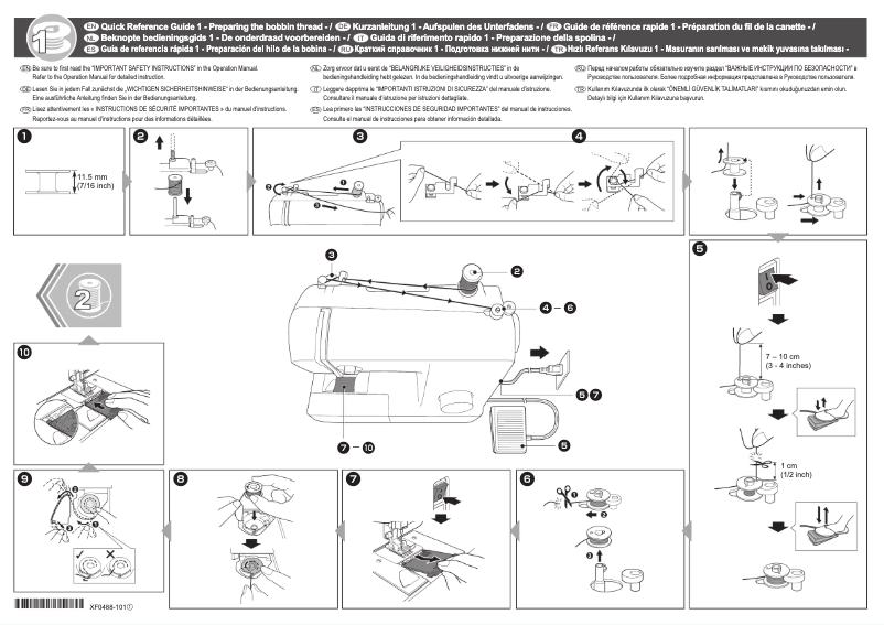 Page 1 de la notice Manuel utilisateur Brother Hanami 27S