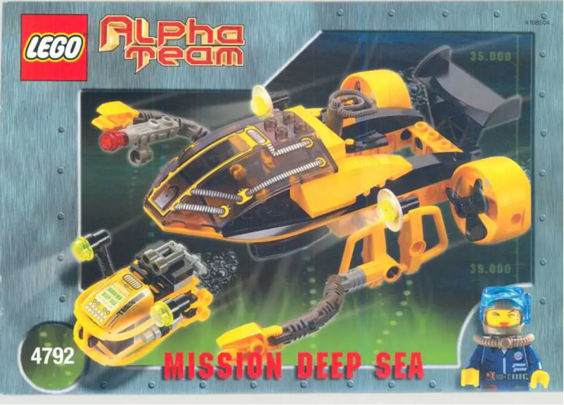 Page 1 de la notice Manuel utilisateur Lego Alpha Team 4792
