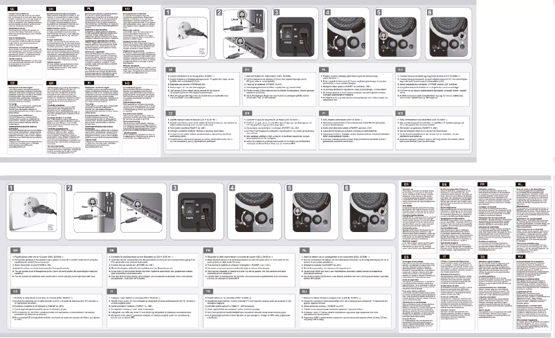 Page 1 de la notice Manuel utilisateur Woxter Big Bass 95