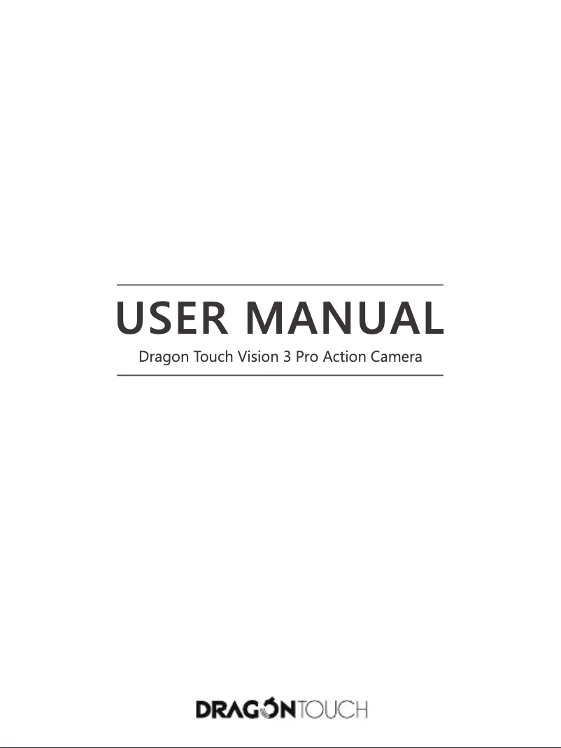 Página 1 del manual Manual de usuario Dragon Touch Vision 3 Pro