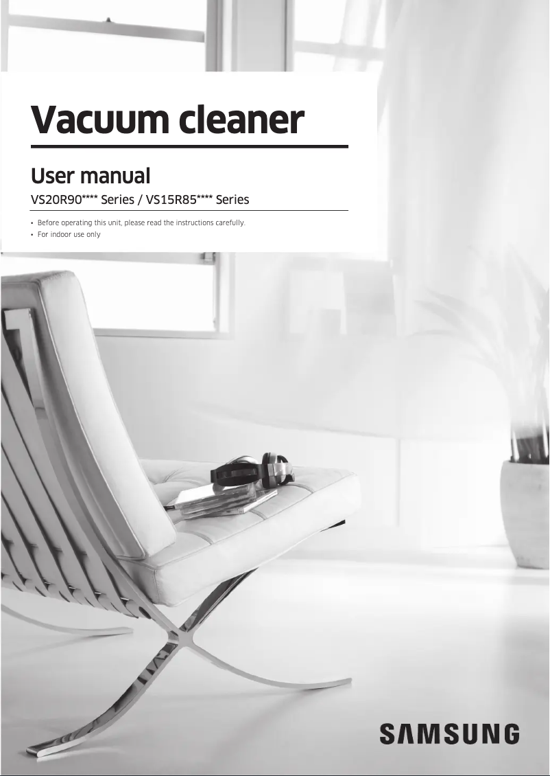 Página 1 del manual Manual de usuario Samsung VS15T7036R5