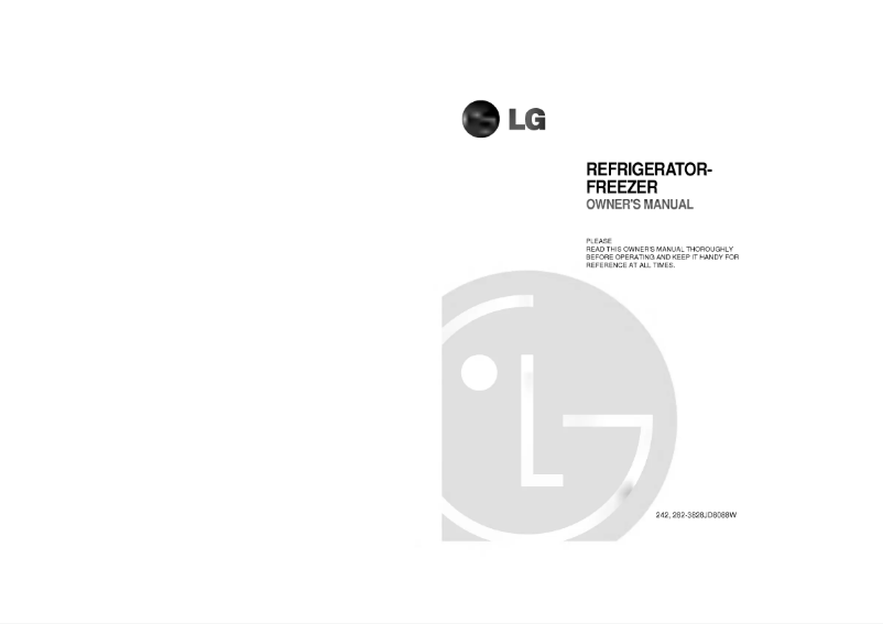Page 1 of the manual User Manual LG GR28W21CPF