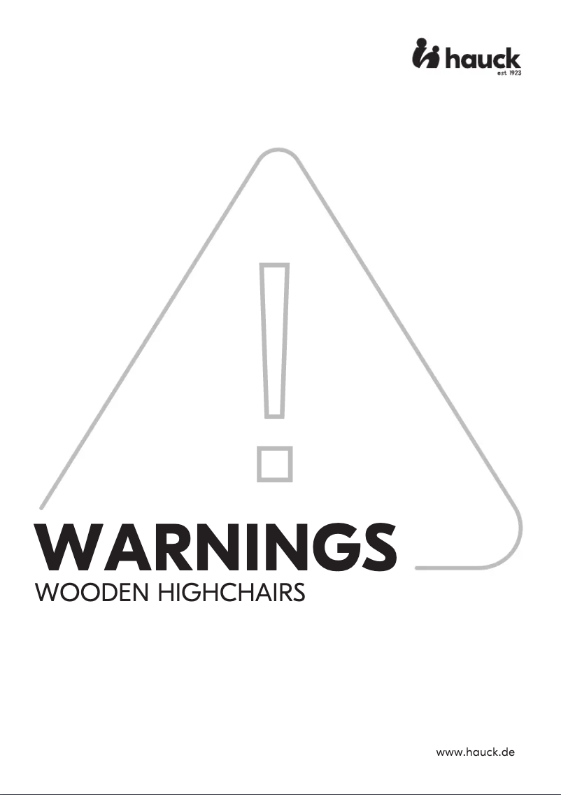 Page 1 de la notice Manuel utilisateur Hauck Arketa