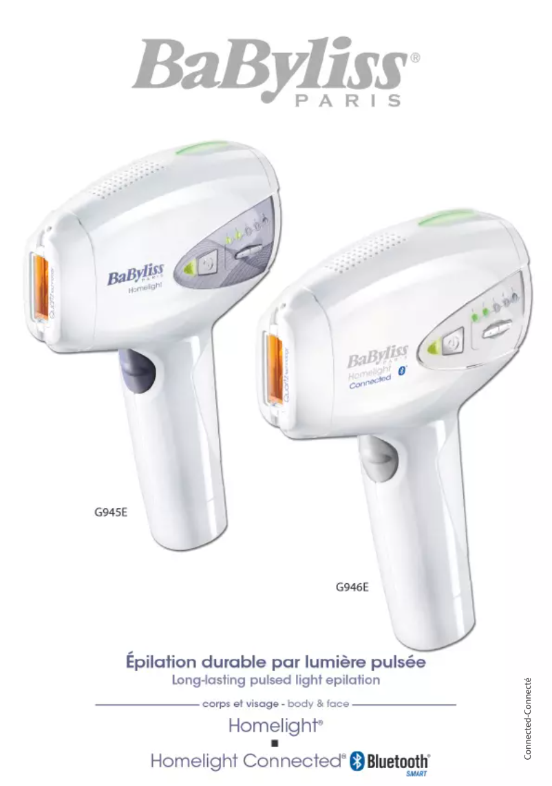 Page 1 de la notice Manuel utilisateur BaByliss Homelight G960E