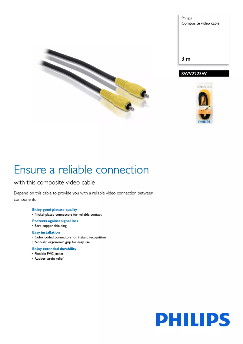 Page n°1 - Brochure Philips SWV2223W