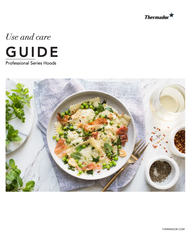 Página 1 del manual Manual de uso y mantenimiento Thermador HPIN42WS