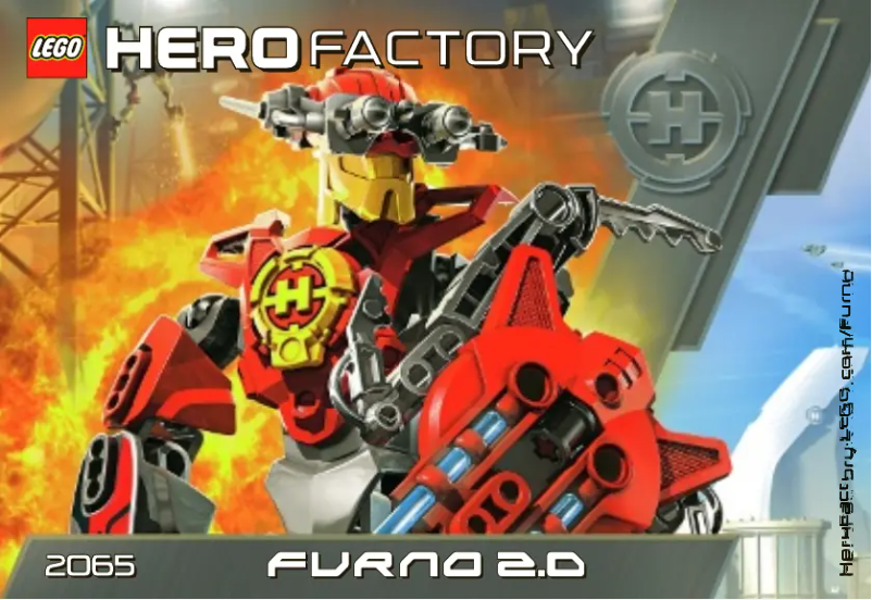 Página 1 del manual Manual de usuario Lego Hero Factory 2065
