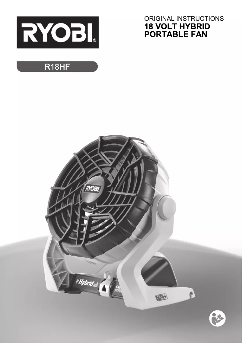 Página 1 del manual Manual de usuario RYOBI One+ R18HF