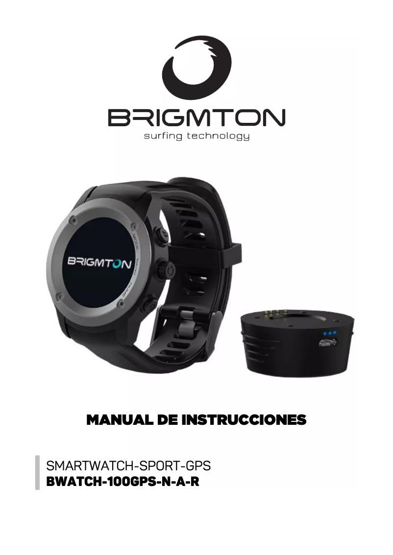 Page 1 de la notice Manuel utilisateur Brigmton BWATCH-100GPS