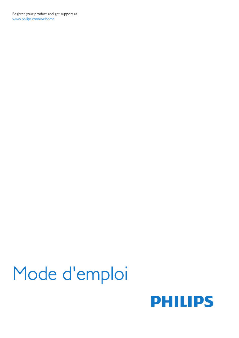 Page n°1 - Manuel utilisateur Philips 42PFS7189