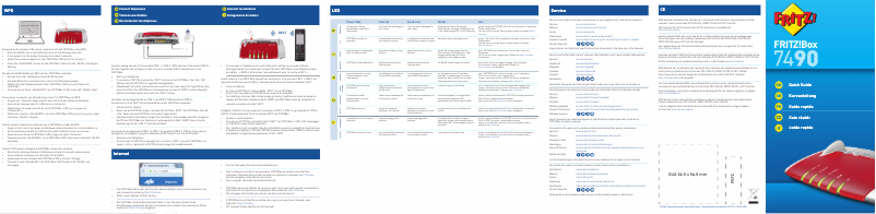 Page 1 of the manual User Manual AVM Fritz!Box 7490