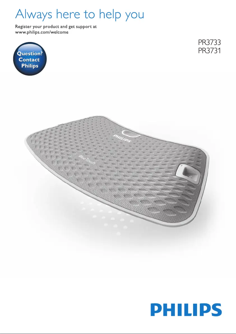 Página 1 del manual Manual de usuario Philips PR3733