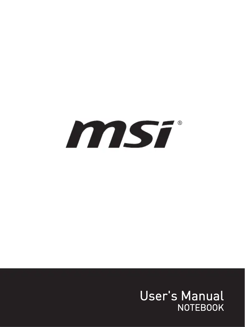 Página 1 del manual Manual de usuario MSI PS42 8RB-206NL