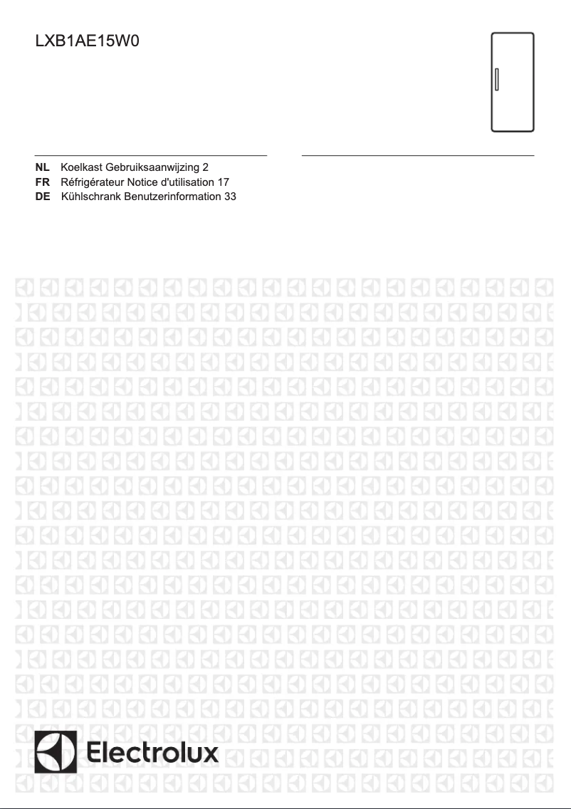 Página 1 del manual Manual de usuario Electrolux LXB1AE15W0