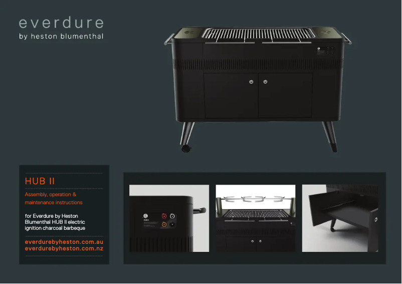 Page 1 de la notice Manuel utilisateur Everdure Hub II